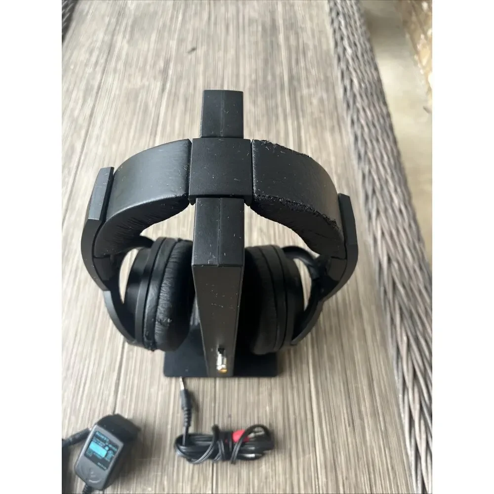 Sony MDR-RF985R Wireless Stereo Headphones w/ Transmitter Base TMR-RF985R Tested